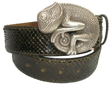 Phyton-Leder Gürtel FAUSTO COLATO NP € 920,-- Gr. 85 - Wie NEU