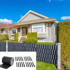 65M PVC Zaunfolie Anthrazit