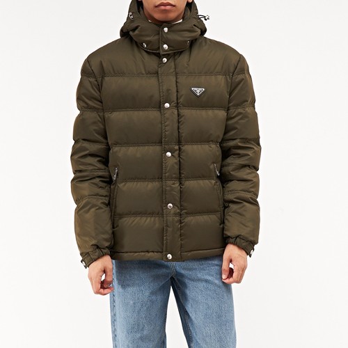 Prada piumino hooded puffer - hooded,