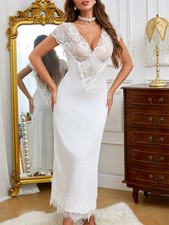 Sexy Maxikleid mit tiefem