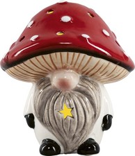 LED-Wichtel Keramik von HGD - liebevolle Weihnachtsfigur - warmweißes Licht 
