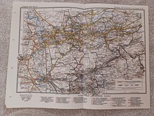 858) Eisenbahn- und Verkehrsatlas von Europa Nr. 15 - Ruhrgebiet (ca. 1897)