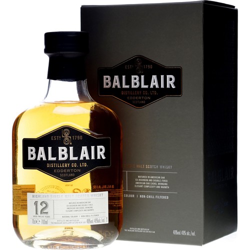 Balblair jahre single malt - 12,