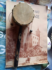 vintage trommel mit griff und kugeln