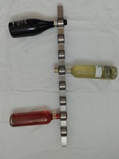 Weinregal, Weinflaschenregal, Wandregal, Wandhalterung, Edelstahl, blomus