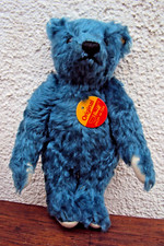 Steiff Teddybär blaues Mohair