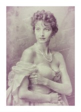 Vintage Foto Abzug Frau, Akt