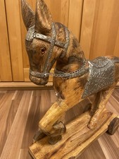 Holz Skulptur Pferd