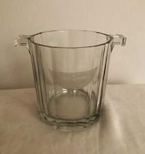 Hervorragender Vintage Moët & Chandon schweres Glas italienischer Eiskübel/Kühler