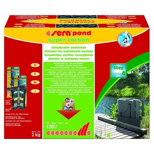 Sera pond super carbon 2 - carbon, kg