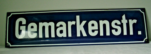 Altes emailleschild emaille - altes,