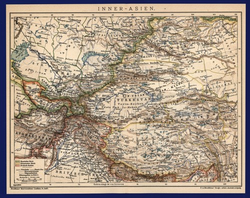 Landkarte anno 1905 - ,