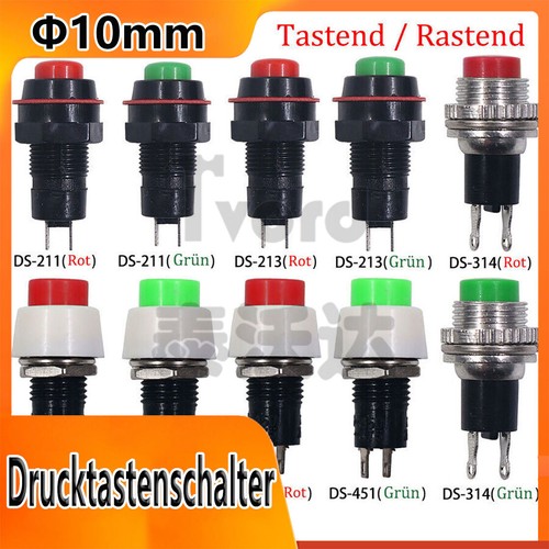 Mini runde drucktaster - mini, ds
