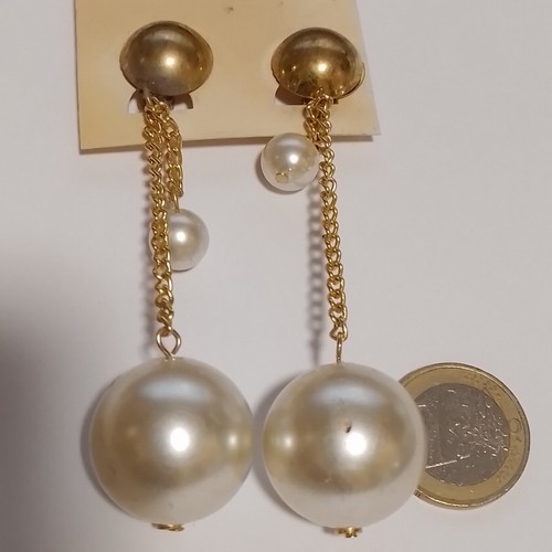 Ohrstecker goldfarben kette - ohrstecker,