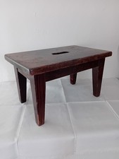 Alter Holz Schemel Hocker Tritt Blumenbank Fußbank Shabby Landhaus Brocante JDL