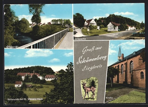 Schönenberg siegkreis - ak,