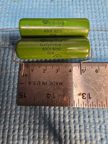 4pcs 47uf 630v pio - 0.47uf,