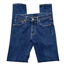 Levis 512 Jeans Hose W29 L34 Blau Stretch Schrittlänge 106 cm Dunkle Waschung