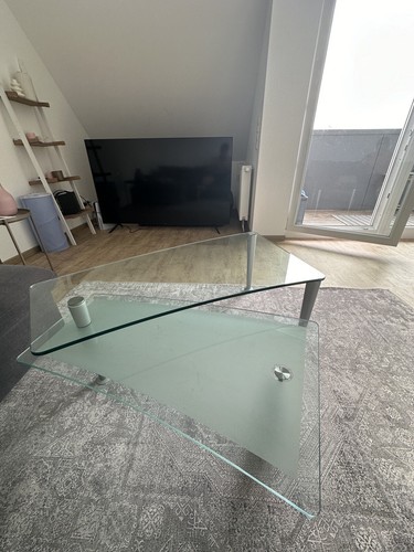 Wohnzimmer tisch glas metall - tisch,