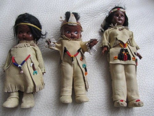 Vintage carlson puppe - vintage, indianer