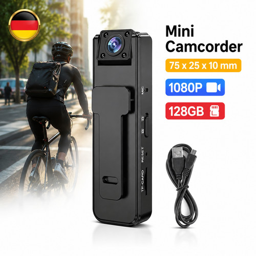 Mini körperkamera 1080p - mini,