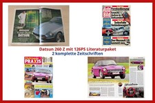 Datsun 260 Z mit 126PS Literaturpaket - 2 komplette Zeitschriften