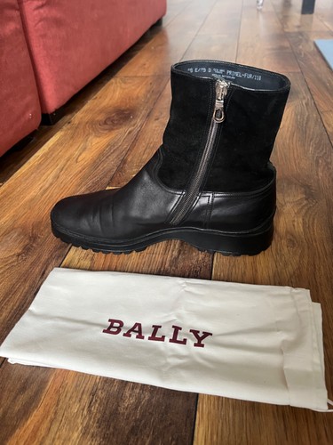 Bally primel fur - bally, leder-stiefel