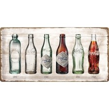 Blechschild Coca cola