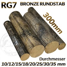 Rotguss RG7 Ø 10 bis 35 mm Rundmaterial Rundstange Ronde CuSn7 ZnPb Buchse rund