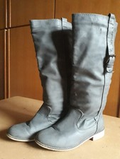 Damen Stiefel Kunstleder Farbe