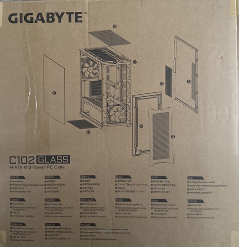 Gigabyte c102 glass - gigabyte, |