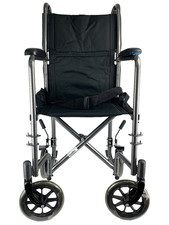 PEPE Mobility Rollstuhl Faltbar Leicht Schmal Sitz 38 cm Transportrollstuhl .