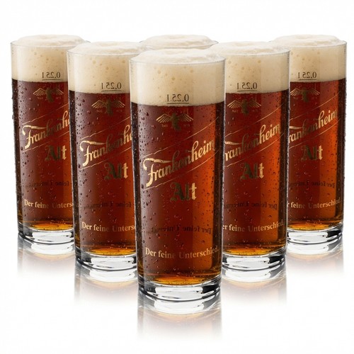 12x frankenheim alt bier glas - 12x,