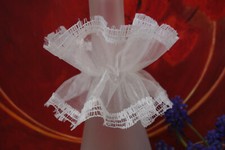  Kerzenschmuck Tropfschutz Kommunion Taufe creme 3,5-5cm