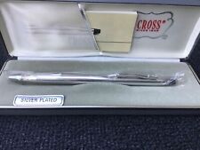 2x Cross Drehkugelschreiber Vintage Siemens Silver Plated in Box
