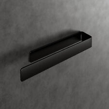 Handtuchhalter Ohne Bohren, schwarz Edelstahl, 22 cm lang, TESA Montageklebeband