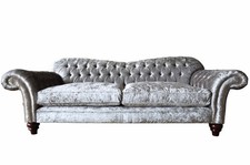 Chesterfield Samt Sofa 3