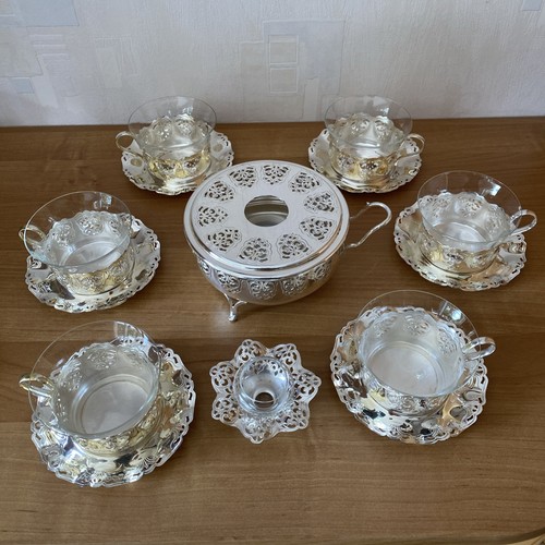 Teeservice 6teilig versilbert