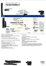 VIP Ticket ABBAMANIA