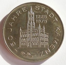 Sachsen, KAMENZ 1975, 750 Jahre Stadt Kamenz / altes Stadtsiegel, 40 mm