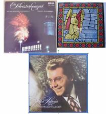 Konvolut 12" LP 3 Weihnachtsschallplatten Peter Schreier Dresdner Staatskapelle