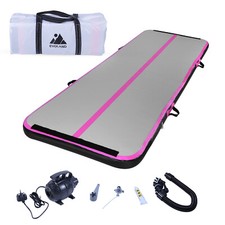 Turnmatte Pink Air tumbling Matte Track Aufblasbar 3M Yogamatte Gymnastikmatte