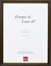 Effect Wandspiegel Holz-Profil 21 braun 28x35 cm