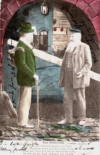 1905 zwei männer am - zwei,