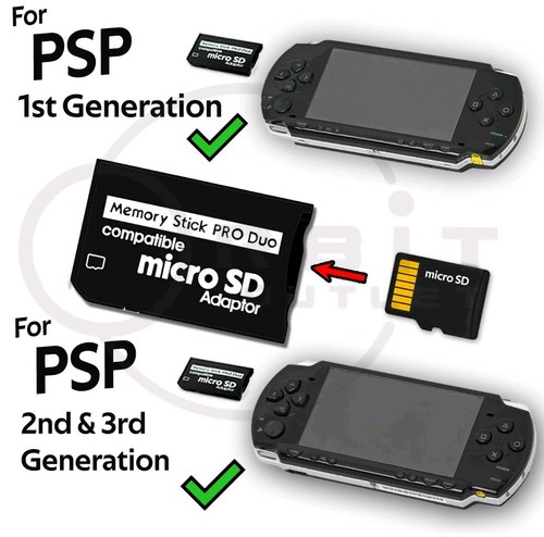 Psp 128gb micro adapter - psp,