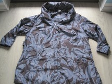 Jacke  schwarz / blaugrau    Gr.52     von Fair Lady