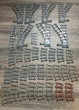 Lego City Schienen Gerade Kurve Weiche 9V B-Ware Zug