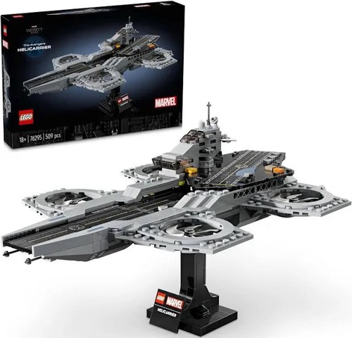 Lego super heroes helicarrier - lego, heroes: