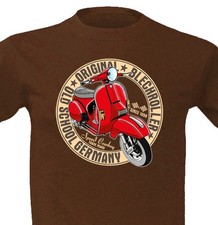 T-Shirt mit Scooter Print PX Vespa Roller Lusso  Motorroller Blechroller Mod