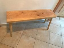 Sitzbank Holzbank Dekobank 100cm Naturechtholz Rustikal Landhausstil 